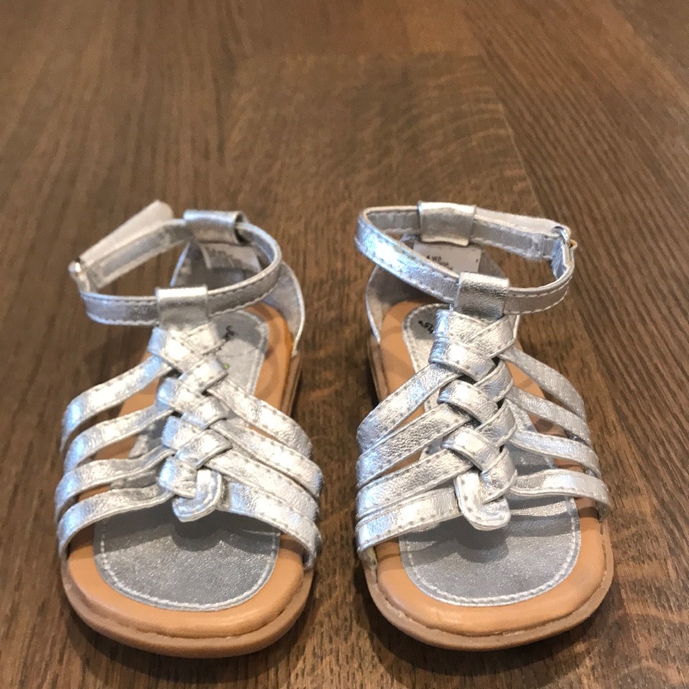 Gladiator style baby girl sandals